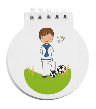 LIBRETA ANILLAS COMUNIÓN NIÑO