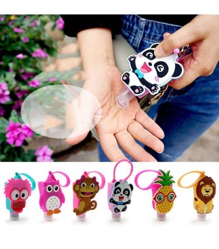 LLAVERO CON BOTE GEL 30 ML ANIMALES