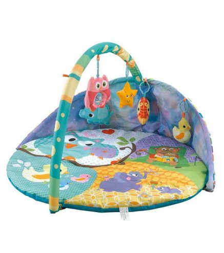 HAPPY ALFOMBRA REDONDA ACOLCHADA INFANTIL