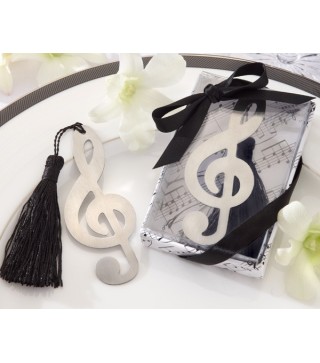 ELEGANTE PUNTO DE LIBRO "NOTA MUSICAL"