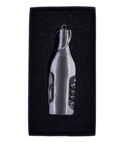 LLAVERO BOTELLA NAVAJA + MULTIUSOS EN CAJA