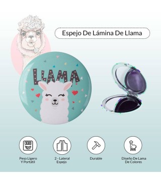 OFERTA! LOTE DE 500 ESPEJOS CHAPA LLAMA