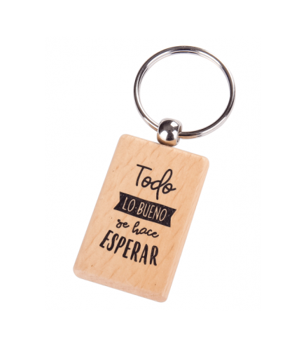 LLAVERO MADERA "TODO LO BUENO"