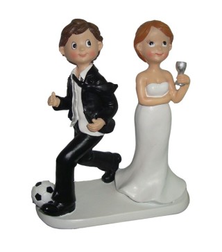 FIGURA PASTEL FUTBOLISTA