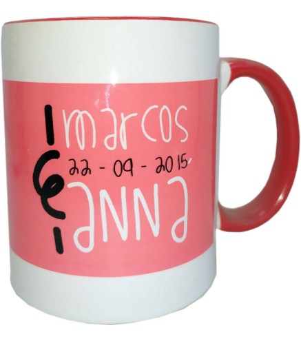 TAZA PERSONALIZADA BLANCA