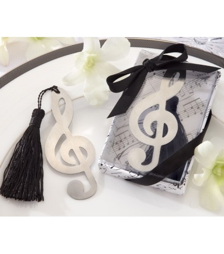 ELEGANTE PUNTO DE LIBRO "NOTA MUSICAL"