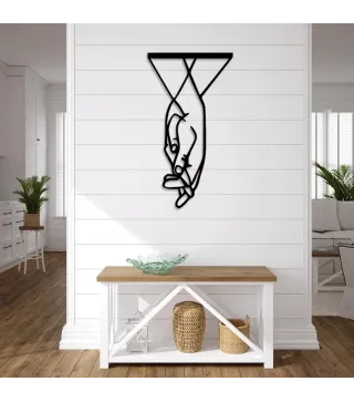 Pareja de manos enamoradas. Medidas 40x80cm