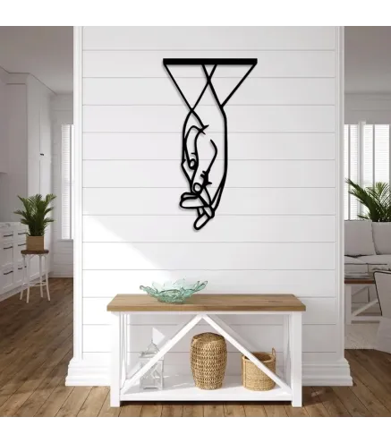 Pareja de manos enamoradas. Medidas 40x80cm