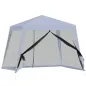 Carpa de Jardín 3x3 m Cenador con 4 Partes Laterales Mosquitera con Cremallera Protección UV Impermeable para Patio Exterior Eve