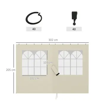 Laterales para Carpa
