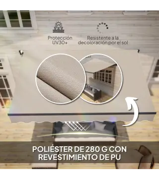 Toldo Manual Retráctil