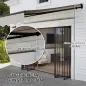 Toldo Retráctil de Aluminio para Ventanas y Puertas con Protección UV30+ y Inclinación Ajustable 360x220 cm Crema