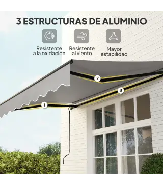 Toldo Manual Retráctil