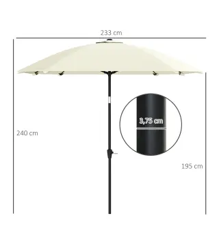 Sombrilla de Jardín