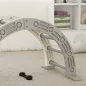 Escalada para Niños de 18-48 Meses 4 en 1 con Arco de Escalada Mecedora Rampa y Tobogán 164x70x57 cm Gris y Blanco Escalada para Niños de 18-48 Meses 4 en 1 con Arco de Escalada Mecedora Rampa y Tobogán 164x70x57 cm Gris y Blanco