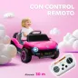 Coche Eléctrico para Niños de +3 Años Volkswagen E-Buggy 12V con Mando a Distancia 2,4 G Ruedas con Suspensión Rosa Coche Eléctrico para Niños de +3 Años Volkswagen E-Buggy 12V con Mando a Distancia 2,4 G Ruedas con Suspensión Rosa