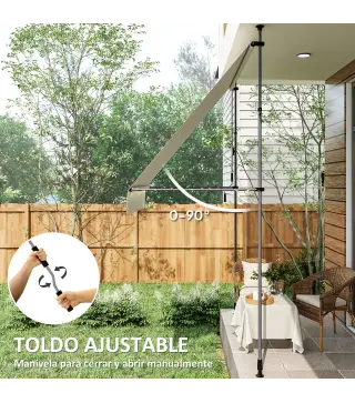 Toldo Manual Retráctil