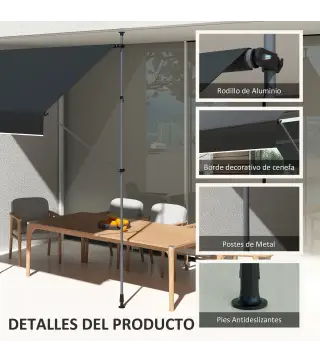 Toldo Manual Retráctil