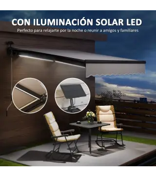 Toldo Manual Retráctil