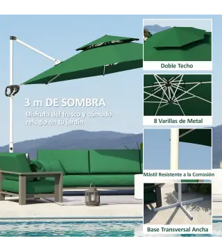 Sombrilla Excéntrica