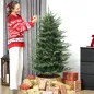 Árbol de Navidad Artificial 150 cm con 1186 Ramas y Soporte Metálico Plegable Fácil Montaje para Salón Interior Verde Árbol de Navidad Artificial 150 cm con 1186 Ramas y Soporte Metálico Plegable Fácil Montaje para Salón Interior Verde