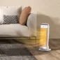 Calefactor Eléctrico Bajo Consumo 2000W con 4 Modos Termostato Regulable Protección contra Vuelcos y Sobrecalentamiento