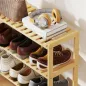 Zapatero de Bambú de 3 Niveles Estantería de Zapatos para 9 Pares para Recibidor Pasillo 70x26x57,5 cm Natural Zapatero de Bambú de 3 Niveles Estantería de Zapatos para 9 Pares para Recibidor Pasillo 70x26x57,5 cm Natural