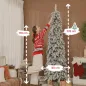 Árbol de Navidad Estrecho 225 cm con Luces LED Bicolores 11 Modos de Iluminación Temporizador 800 Ramas Verde Árbol de Navidad Estrecho 225 cm con Luces LED Bicolores 11 Modos de Iluminación Temporizador 800 Ramas Verde