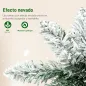 Árbol de Navidad Estrecho 225 cm con Luces LED Bicolores 11 Modos de Iluminación Temporizador 800 Ramas Verde Árbol de Navidad Estrecho 225 cm con Luces LED Bicolores 11 Modos de Iluminación Temporizador 800 Ramas Verde