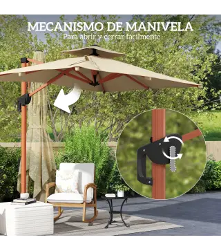 Sombrilla Excéntrica