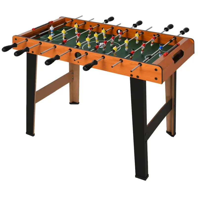 Futbolín para Niños de Madera Juego de Mesa de Fútbol con 22 Jugadores 2 Marcadores 22 Jugadores 84,5x40x61,2 cm Madera
