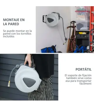 Carrete de Manguera de Aire