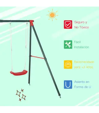 Columpio Doble para Niños