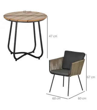 Conjunto de Muebles de Ratán