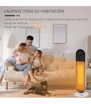 Calefactor Cerámico de Torre