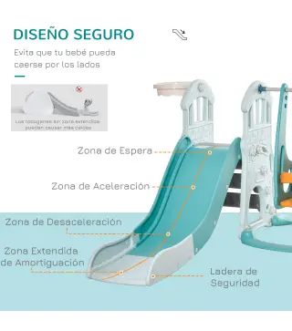 Tobogán y Columpio para Niños