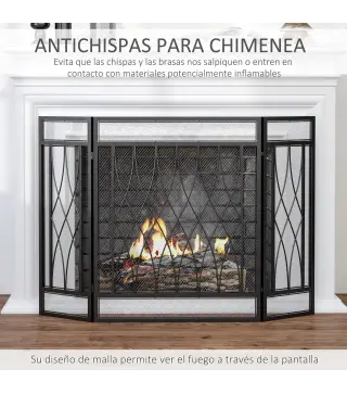 Salvachispas Plegable