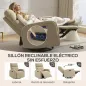 Sillón Relax Reclinable Eléctrico Giratorio y Balancín con Doble Motor Reposacabezas Ajustable Puertos USB Reposapiés Sillón Relax Reclinable Eléctrico Giratorio y Balancín con Doble Motor Reposacabezas Ajustable Puertos USB Reposapiés