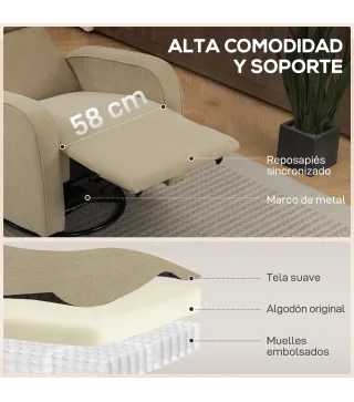 Sillón Reclinable Eléctrico