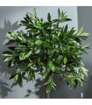 Juego 2 Árboles de Laurel Artificiales