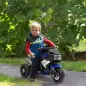 Moto Eléctrica Infantil con Luces Bocina Música Neumáticos Anchos Moto para Niños con Velocidad 3 km/h Azul