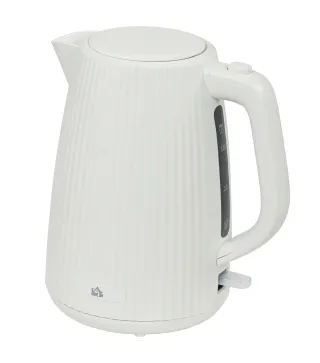 Hervidor Eléctrico 1,7L 2200W con Filtro Antical Desmontable Apagado Automático Base Giratoria 360° Crema