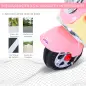 Coche Triciclo Moto Eléctrica Infantil Correpasillos a Batería Niños +3 años 6V Metal + PP 108x51x75cm Rosa