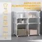 Armario Modular Plástico Estantería 6 Cubos Ropero Zapatero Aparador Combinado Pegatinas Adhesivas Decorativas Ropero Zapatero C Armario Modular Plástico Estantería 6 Cubos Ropero Zapatero Aparador Combinado Pegatinas Adhesivas Decorativas Ropero Zapatero C