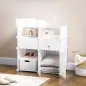 Armario Modular Plástico Estantería 6 Cubos Ropero Zapatero Aparador Combinado Pegatinas Adhesivas Decorativas Ropero Zapatero C Armario Modular Plástico Estantería 6 Cubos Ropero Zapatero Aparador Combinado Pegatinas Adhesivas Decorativas Ropero Zapatero C