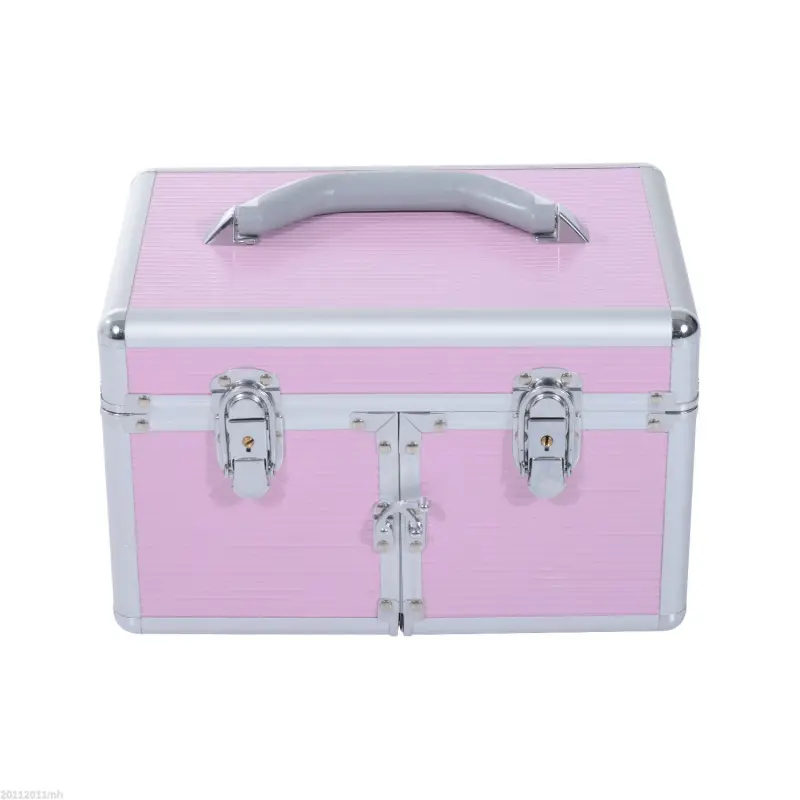 Maletín de Maquillaje Organizador Cosméticos Profesional Estuche para Maquillaje Caja de Belleza Portátil Varios Compartimientos Maletín de Maquillaje Organizador Cosméticos Profesional Estuche para Maquillaje Caja de Belleza Portátil Varios Compartimientos