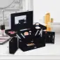 Maletín de Maquillaje Organizador Cosméticos Profesional Estuche para Maquillaje Caja de Belleza Portátil Varios Compartimientos Maletín de Maquillaje Organizador Cosméticos Profesional Estuche para Maquillaje Caja de Belleza Portátil Varios Compartimientos