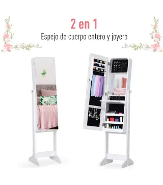 Joyero de Pie con Espejo