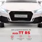 Coche Eléctrico para Niños de 3+ Años Audi TT Eléctrico 12V con Velocidad 3 km/h Mando a Distancia 102x60x44 cm Blanco