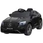 Coche Eléctrico para Niño +3 Años con Licencia de Mercedes 12V con Mando a Distancia Música y Luces Negro